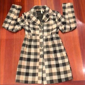 Plaid Susina Coat in XS